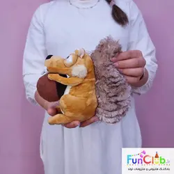 عروسک پولیش نانو - کالکشن ICEAGE شخصیت سنجاب اسکرات دختر 20 سانت (اورجینال)