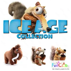 عروسک پولیش نانو - کالکشن ICEAGE شخصیت سنجاب اسکرات دختر 20 سانت (اورجینال)