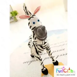 عروسک پولیش نانو - کالکشن Madagascar شخصیت گورخر مارتی 25 سانت (اورجینال DreamWorks)