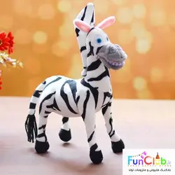 عروسک پولیش نانو - کالکشن Madagascar شخصیت گورخر مارتی 25 سانت (اورجینال DreamWorks)