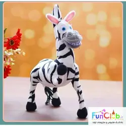 عروسک پولیش نانو - کالکشن Madagascar شخصیت گورخر مارتی 25 سانت (اورجینال DreamWorks)