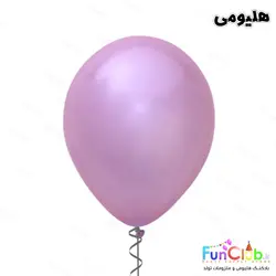 بادکنک هلیومی کریستال+ بنفش سنبلی