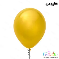 بادکنک هلیومی کریستال+ یاقوت زرد