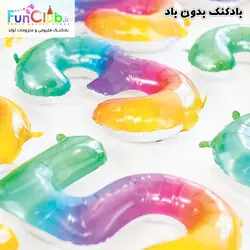 بادکنک خالی اعداد سایز متوسط ژله ای