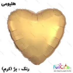بادکنک هلیومی فویلی قلب ساده سایز استاندارد (دارای رنگبندی)
