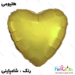 بادکنک هلیومی فویلی قلب ساده سایز استاندارد (دارای رنگبندی)