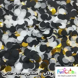 بالن هلیومی شیشه ای پولکی دار سایز بزرگ سه فوت (دارای رنگبندی)