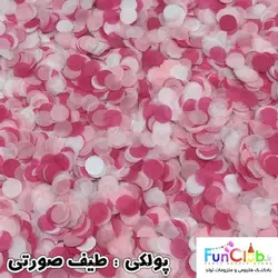 بوبو بالن هلیومی شیشه ای پولکی دار سایز متوسط (دارای رنگبندی)