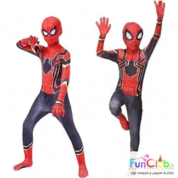 لباس کودک پسرانه ابر قهرمان اسپایدرمن دیزاین InfinityWar استرچ (جدید 2024)