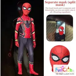 لباس کودک پسرانه ابر قهرمان اسپایدرمن دیزاین InfinityWar استرچ (جدید 2024)