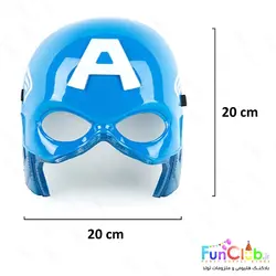 لباس کودک پسرانه ابر قهرمان کاپیتان آمریکا (Captain America) استرچ (جدید 2024)