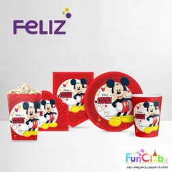 لوازم پذیرایی تم میکی موس (Mickey Mouse) - شروع قیمت از :