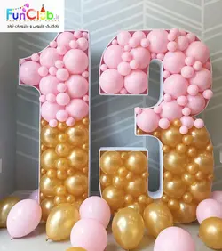پازل بالون عدد
