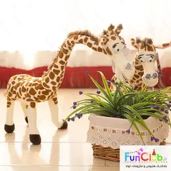 عروسک پولیش نانو - کالکشن Madagascar شخصیت زرافه ملمن 40 سانت (اورجینال DreamWorks)