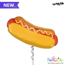 بادکنک هلیومی فویلی سایز بزرگ طرح هات داگ