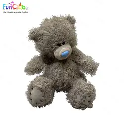 عروسک پولیش سوزنی - خرس می تو یو خاکستری (دارای سایز بندی)