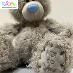 عروسک پولیش سوزنی - خرس می تو یو خاکستری (دارای سایز بندی)