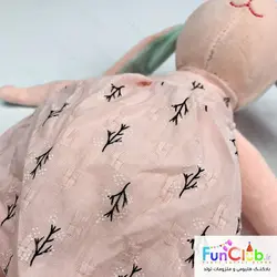عروسک پولیش نانو - خرگوش ناز گوش دراز صورتی پاستل (دارای سایزبندی و رنگبندی) - شروع قیمت از: