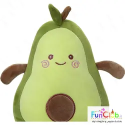 عروسک پولیش نانو - آووکادو 25 سانت سبز