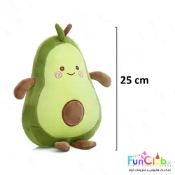 عروسک پولیش نانو - آووکادو 25 سانت سبز