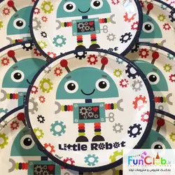لوازم پذیرایی تم ربات (Little Robot) - شروع قیمت از :