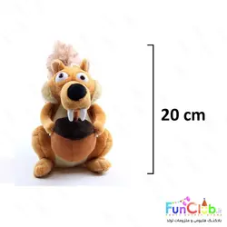 عروسک پولیش نانو - کالکشن ICEAGE شخصیت سنجاب اسکرات پسر 20 سانت (اورجینال)