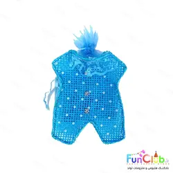 گیفت نوزادی طرح لباس نوزاد (رنگبندی:آبی-صورتی)