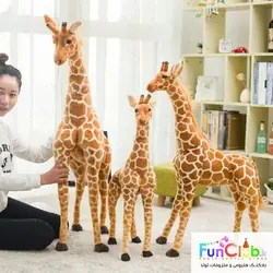 عروسک پولیش - زرافه سوپرلوکس کاملا طبیعی (اورجینال) - (دارای سایزبندی) شروع قیمت از: