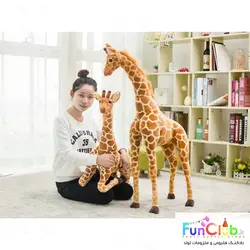 عروسک پولیش - زرافه سوپرلوکس کاملا طبیعی (اورجینال) - (دارای سایزبندی) شروع قیمت از: