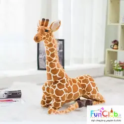 عروسک پولیش - زرافه سوپرلوکس کاملا طبیعی (اورجینال) - (دارای سایزبندی) شروع قیمت از: