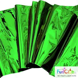 سفره رومیزی ابعاد 1*2 متر متالیک سبز