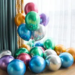 بادکنک لاتکسی TOPTEX خالی کروم بسته 50 عددی میکس 7 رنگ
