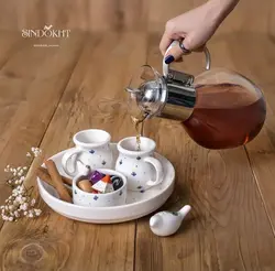 ست پذیرایی سرامیکی طرح فرشته کد 102550