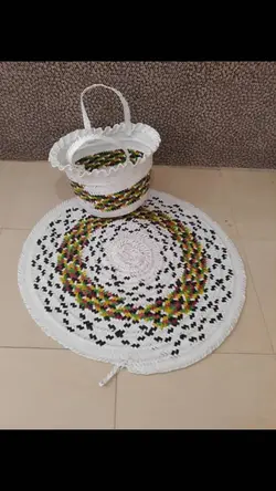 سفره حصیری تسمه ايي کد ۱۰۲۵۴۴