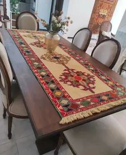 گلیم سوزنی (ورنی) ریز بافت کد 102188