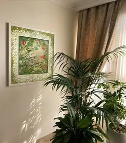 تابلو نقاشیخط طرح صلوات زیارتی حضرت امام رضا(ع) کد 102100