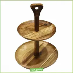 شیرینی خوری دو طبقه چوبی کد 101746