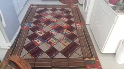 گلیم فرش چهل تکه دوزی کد 101714