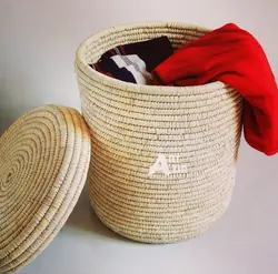 جالباسی استوانه ای حصیری کد 102352