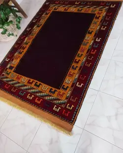 قالیچه کف ساده پشم کد 102301