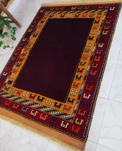 قالیچه کف ساده پشم کد 102301
