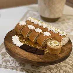 کاپ کیک پایه دار چوبی 28 سانت کد 102272