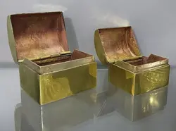 جعبه انگشتر برنجی کد 102233