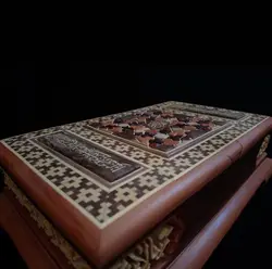 جعبه و رحل قرآن جوک کاری کد 10727