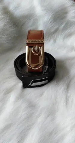 کمربند دورو چرم کد 10295