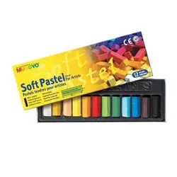 گچ پاستل نیمه 12 رنگ مانگیو