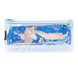 جامدادی هولگرامی طرح یونیکورن مدل آکواریوم پوم پوم