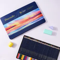 مداد رنگی 36 رنگ دلی جعبه فلزی آرتیست (حرفه ای)