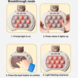 فیجت ضد استرس مدل دسته پاپت گیم مدل خرس