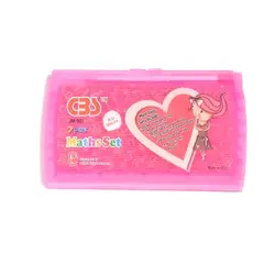 ست خط کش نقاله و گونیا ژله ای سی بی اس مدل JM907